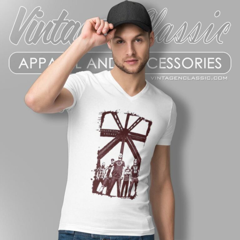 Killswitch Engage Shirt Photo Band V Neck TShirt Killswitch Engage Shirt Photo Band V Neck TShirt