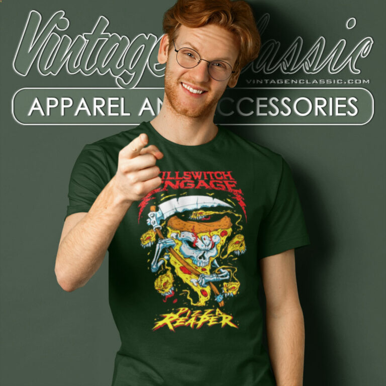 Killswitch Engage Shirt Pizza Reaper T Shirt Killswitch Engage Shirt Pizza Reaper T Shirt
