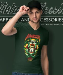 Killswitch Engage Shirt Signal Fire V Neck TShirt