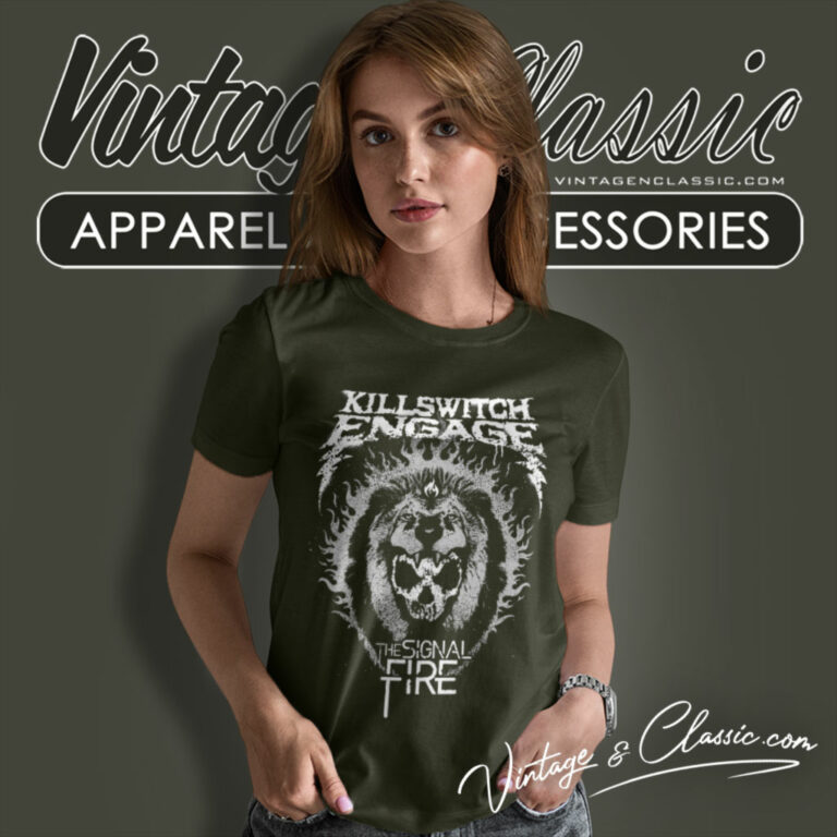 Killswitch Engage Shirt Skull Lion Women T Shirt Killswitch Engage Shirt Skull Lion Women T Shirt
