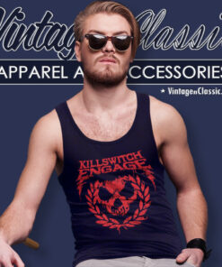Killswitch Engage Shirt Skull Wreath Tank Top Racerback