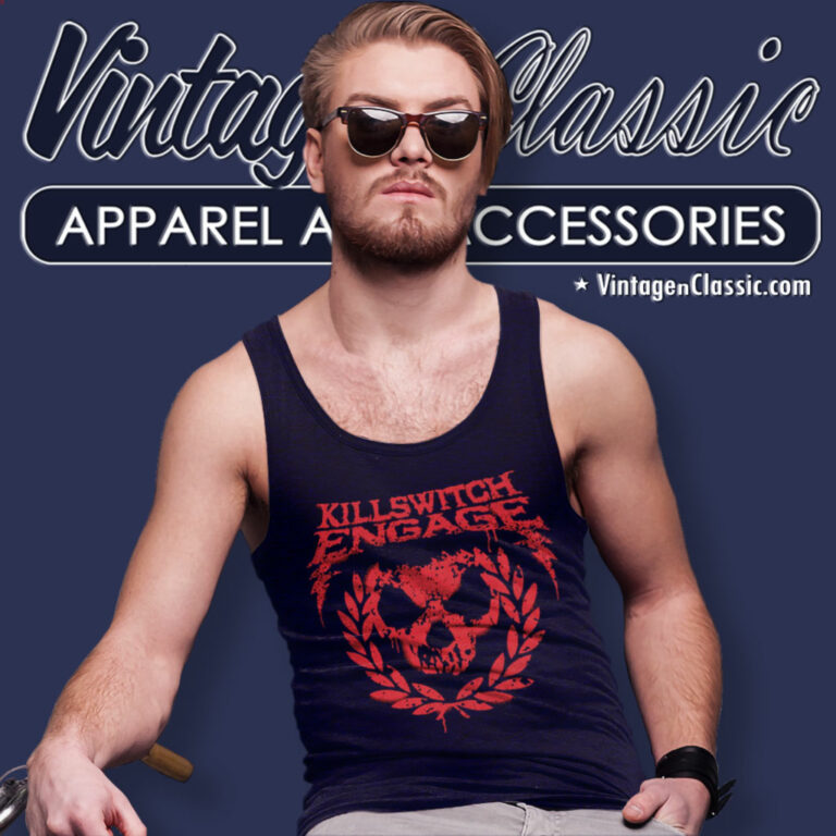 Killswitch Engage Shirt Skull Wreath Tank Top Racerback Killswitch Engage Shirt Skull Wreath Tank Top Racerback