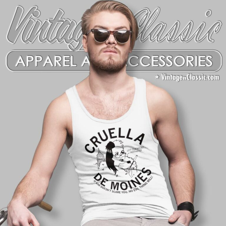 Kim Reynolds Cruella De Moines Tank Top Racerback Kim Reynolds Cruella De Moines Tank Top Racerback