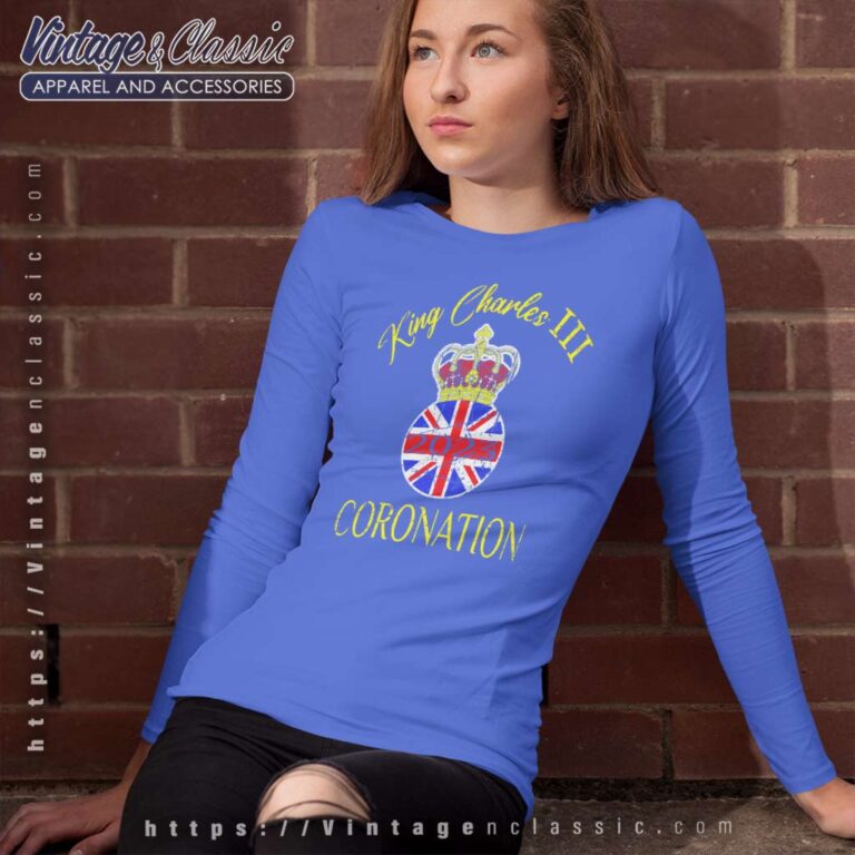 King Charles Iii Coronation 2023 Long Sleeve Tee King Charles Iii Coronation 2023 Long Sleeve Tee