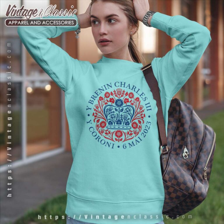 King Charles Iii Coronation Logo Sweatshirt King Charles Iii Coronation Logo Sweatshirt
