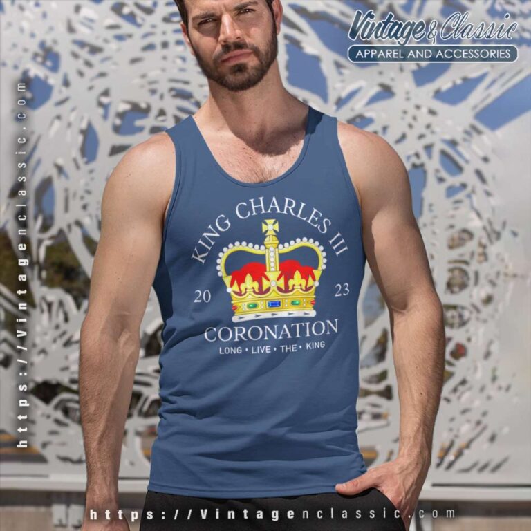 King Charles Iii Long Live The King Tank Top Racerback King Charles Iii Long Live The King Tank Top Racerback