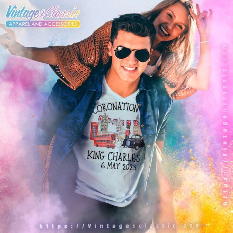 King Charles Iii Coronation Souvenir 2023 V Neck TShirt King Charles Iii Coronation Souvenir 2023 V Neck TShirt