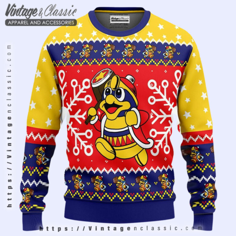 King Dedede Kirby Christmas Ugly Sweater Ugly Christmas Sweater King Dedede Kirby Christmas Ugly Sweater Ugly Christmas Sweater