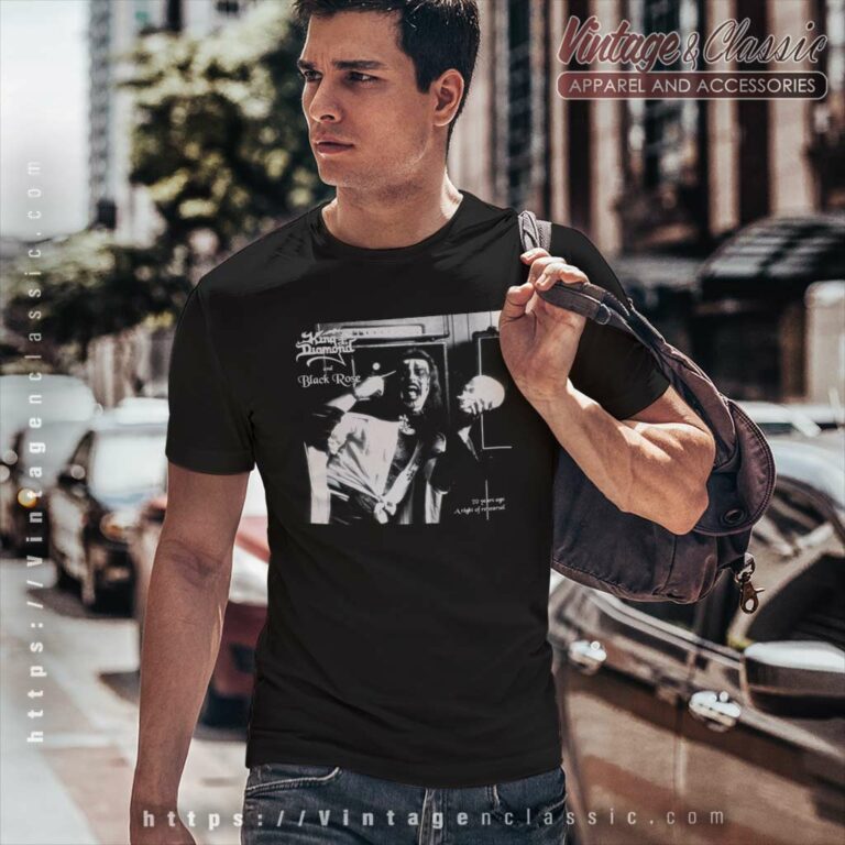 King Diamond Shirt Black Rose 20 Years Ago T Shirt King Diamond Shirt Black Rose 20 Years Ago T Shirt