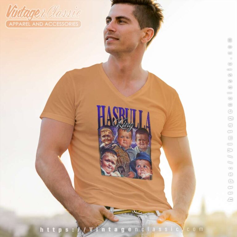 King Hasbulla Shirt Hasbulla Magomedov Vintage V Neck TShirt King Hasbulla Shirt Hasbulla Magomedov Vintage V Neck TShirt