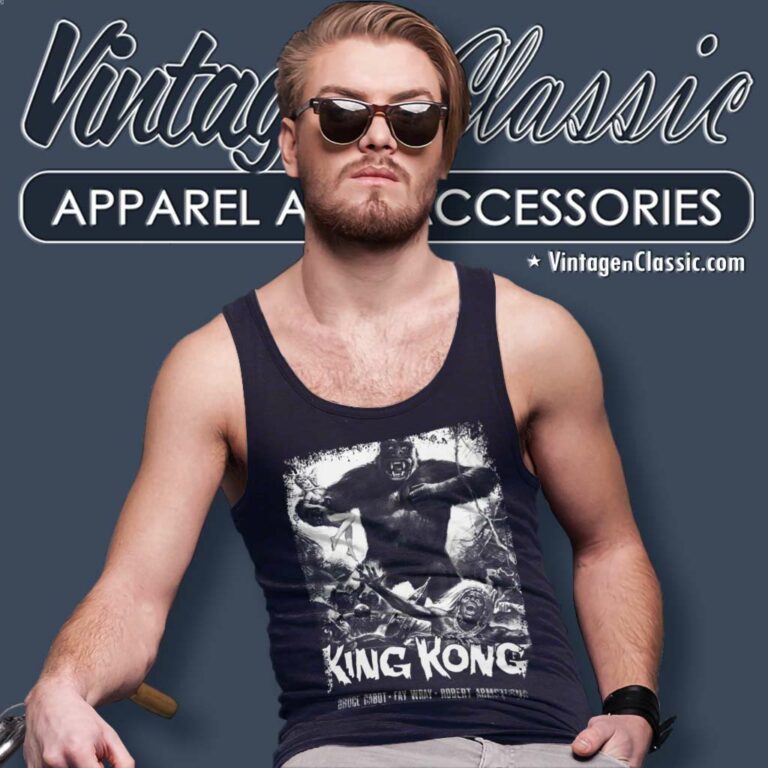 King Kong Movie Poster Tank Top Racerback King Kong Movie Poster Tank Top Racerback