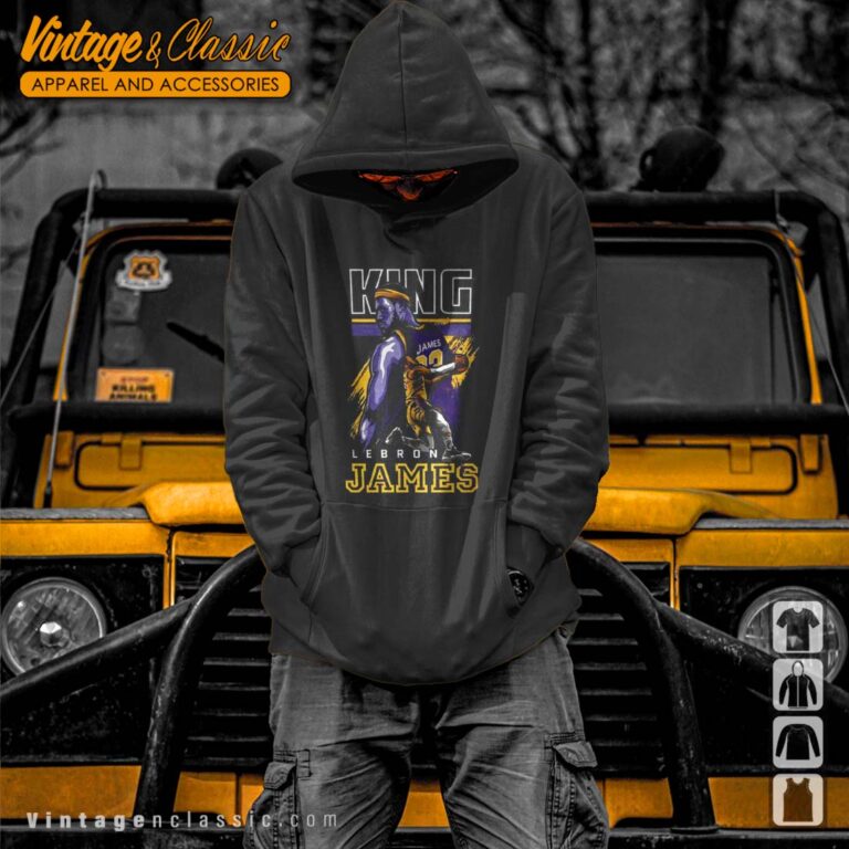 King Lebron James 23 Los Angeles Lakers Hoodie King Lebron James 23 Los Angeles Lakers Hoodie