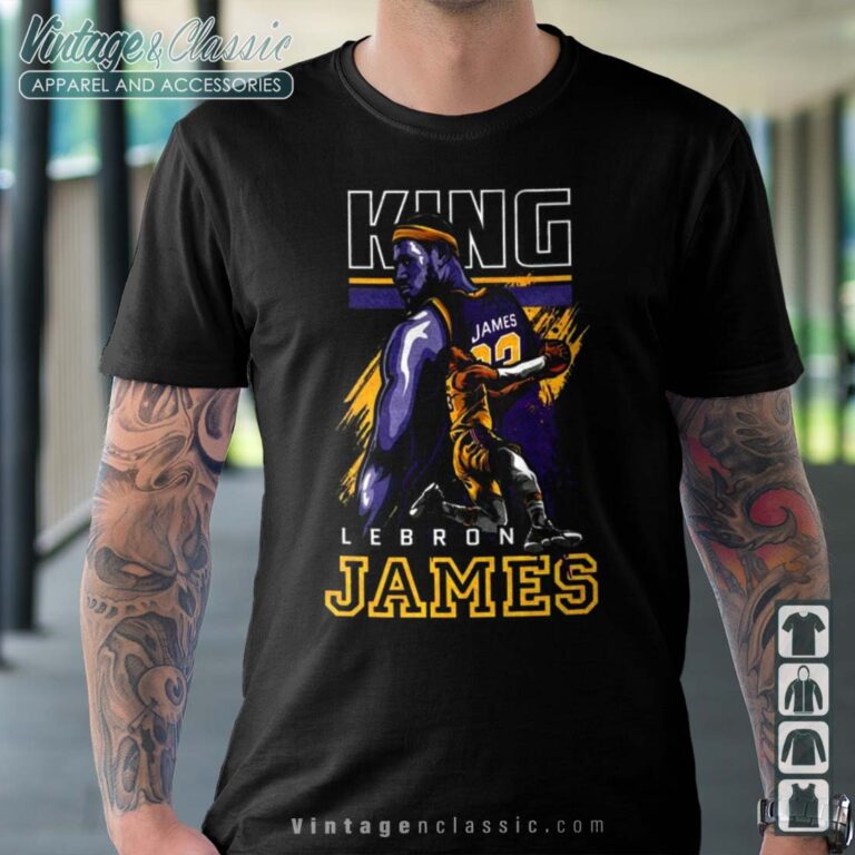 King Lebron James 23 Los Angeles Lakers Shirt King Lebron James 23 Los Angeles Lakers Shirt