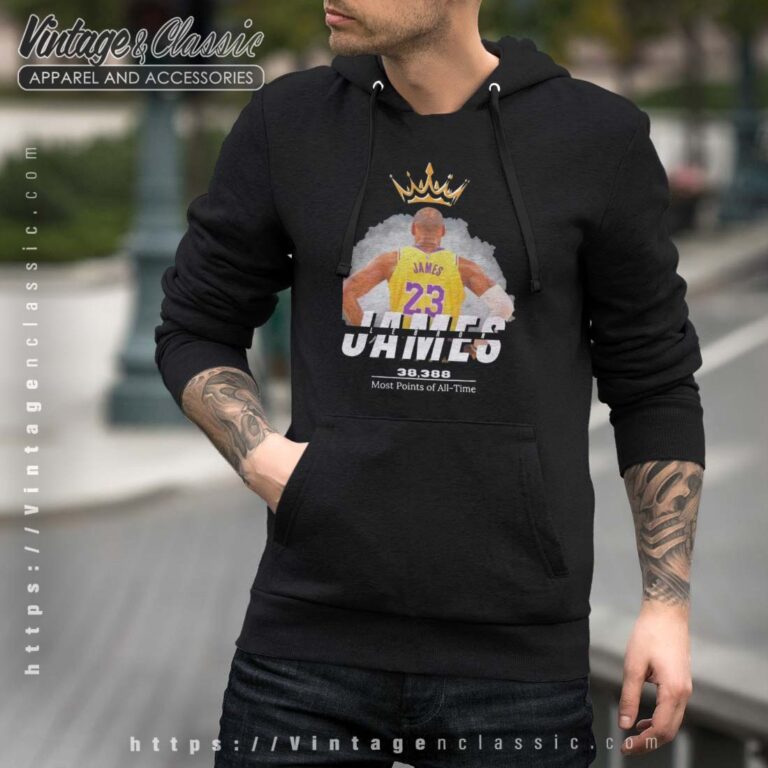 King Lebron James All Time Points Leader Hoodie King Lebron James All Time Points Leader Hoodie