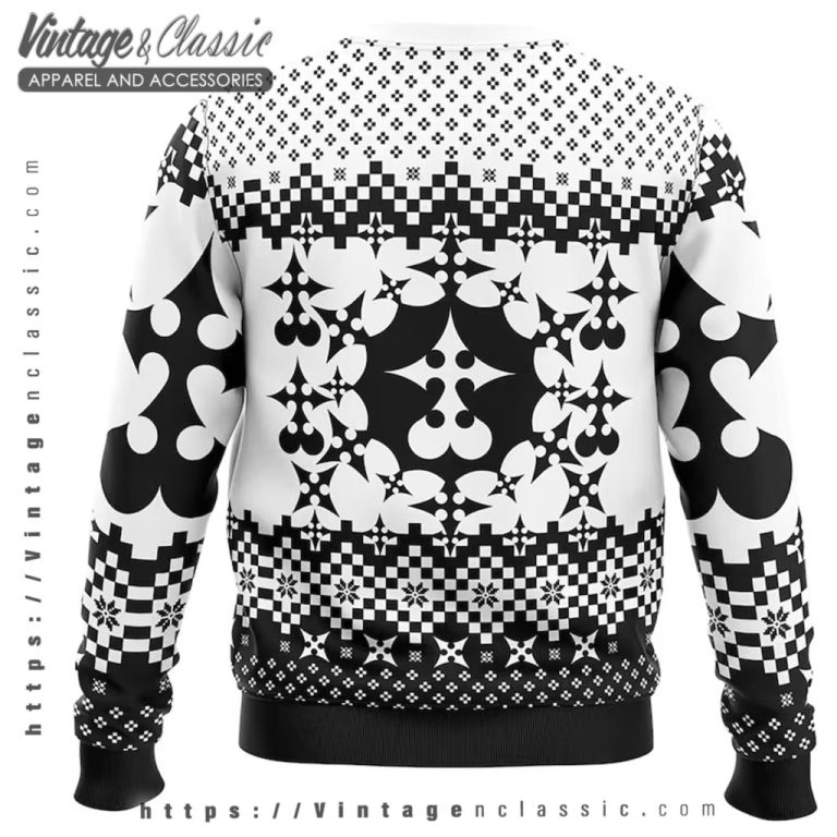 Kingdom Hearts Xemnas Ugly Christmas Sweater back Ugly Sweater Kingdom Hearts Xemnas Ugly Christmas Sweater back Ugly Sweater