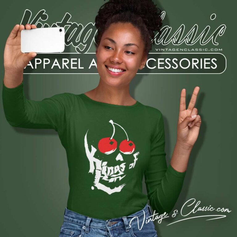 Kings Of Leon Cherry Logo Long Sleeve Tee Kings Of Leon Cherry Logo Long Sleeve Tee