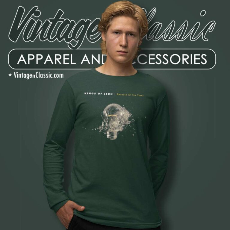 Kings Of Leon Shirt Because Of The Time Long Sleeve Tee Kings Of Leon Shirt Because Of The Time Long Sleeve Tee