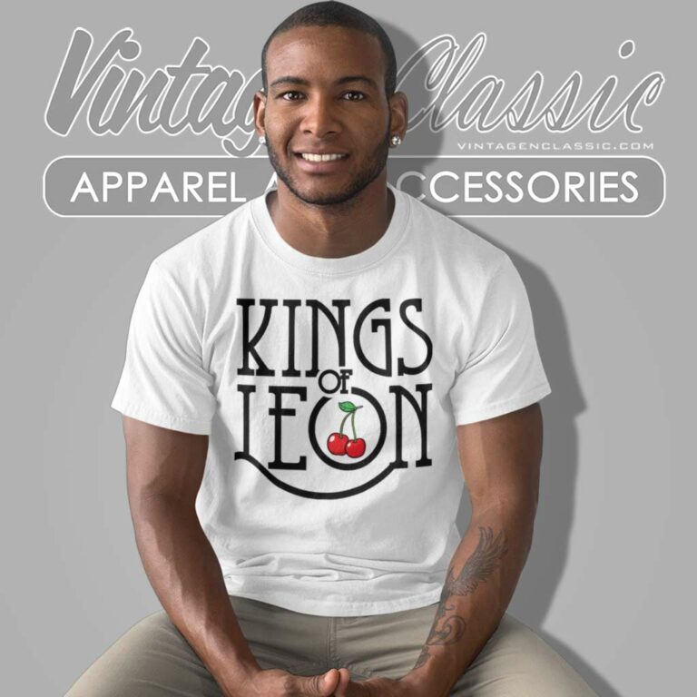 Kings Of Leon Signature Cherry Logo T Shirt Kings Of Leon Signature Cherry Logo T Shirt