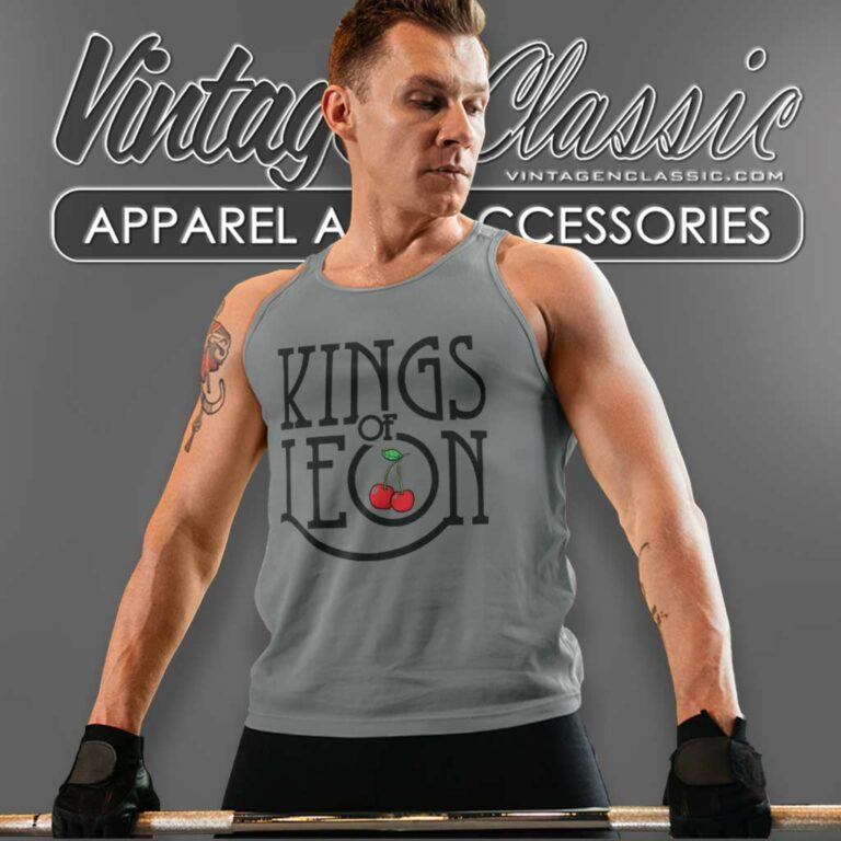 Kings Of Leon Signature Cherry Logo Tank Top Racerback Kings Of Leon Signature Cherry Logo Tank Top Racerback