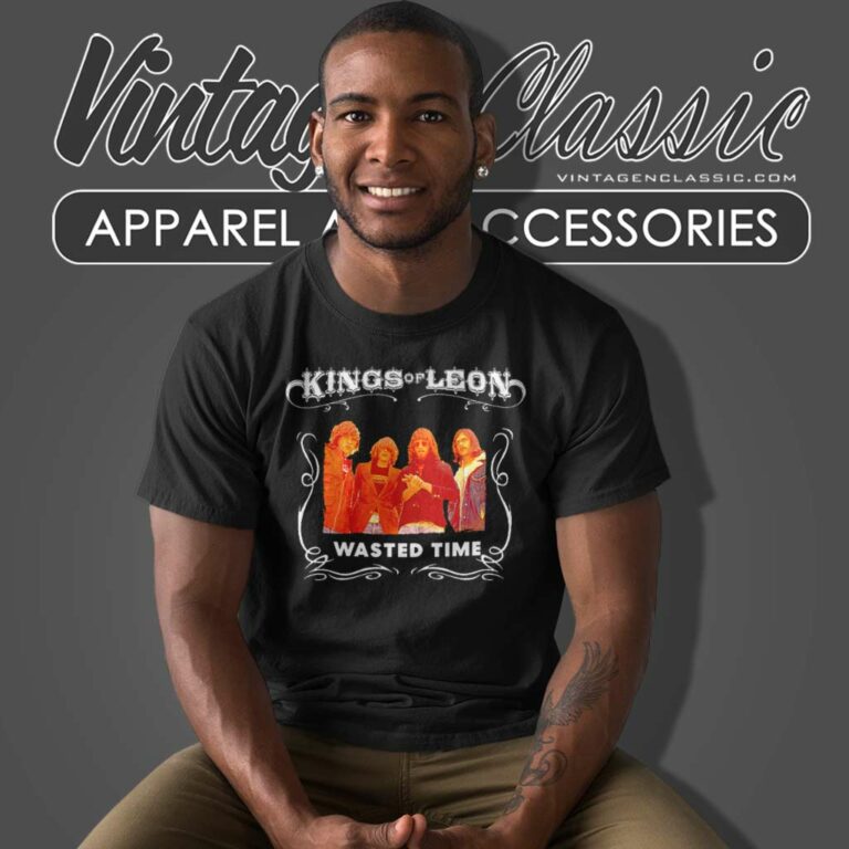 Kings Of Leon Wasted Time 20th T Shirt Kings Of Leon Wasted Time 20th T Shirt