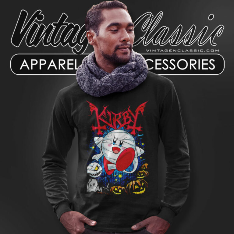 Kirby Dead Hungry Game Long Sleeve Tee Kirby Dead Hungry Game Long Sleeve Tee