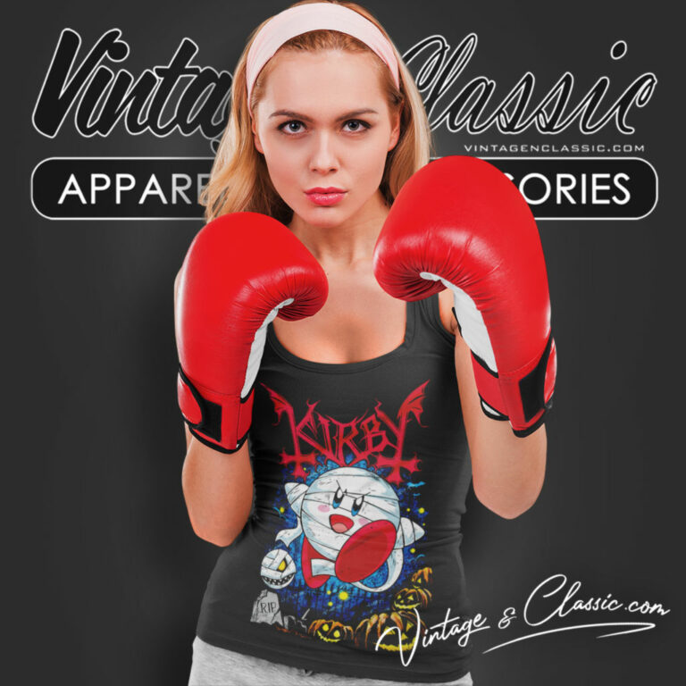 Kirby Dead Hungry Game Tank Top Racerback Kirby Dead Hungry Game Tank Top Racerback