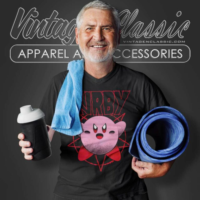 Kirby Metal Curse Game V Neck TShirt Kirby Metal Curse Game V Neck TShirt