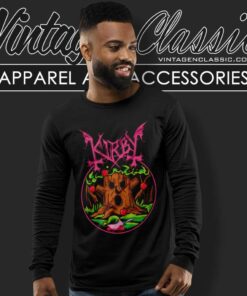 Kirby The Great Whispy Woods Game Long Sleeve Tee