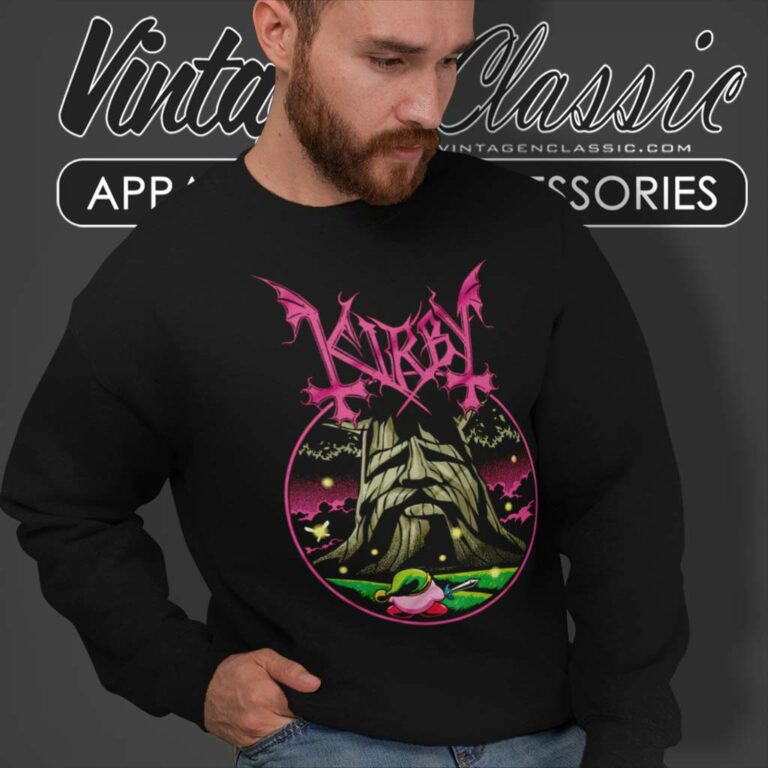 Kirby The Pink Legend Game Sweatshirt Kirby The Pink Legend Game Sweatshirt
