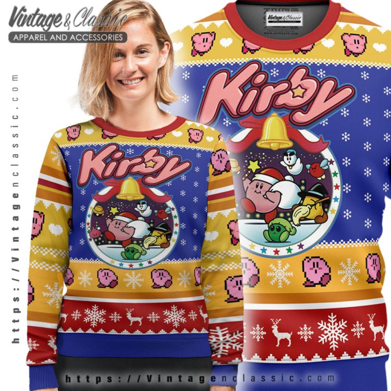 Kirby Video Game Ugly Christmas Sweater Ugly Sweater shirt Kirby Video Game Ugly Christmas Sweater Ugly Sweater shirt