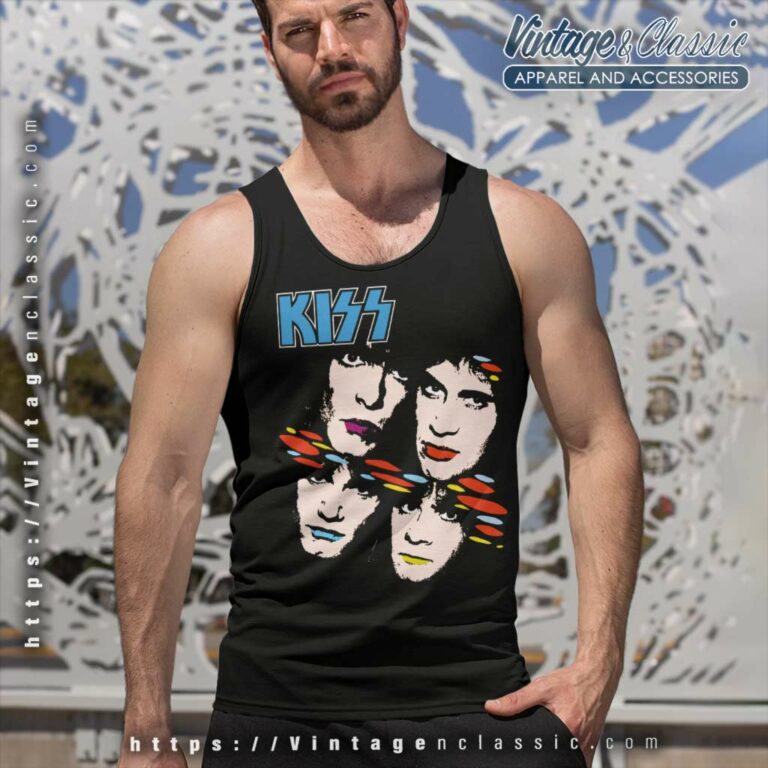 Kiss 1985 Asylum Tour Tank Top Racerback Kiss 1985 Asylum Tour Tank Top Racerback