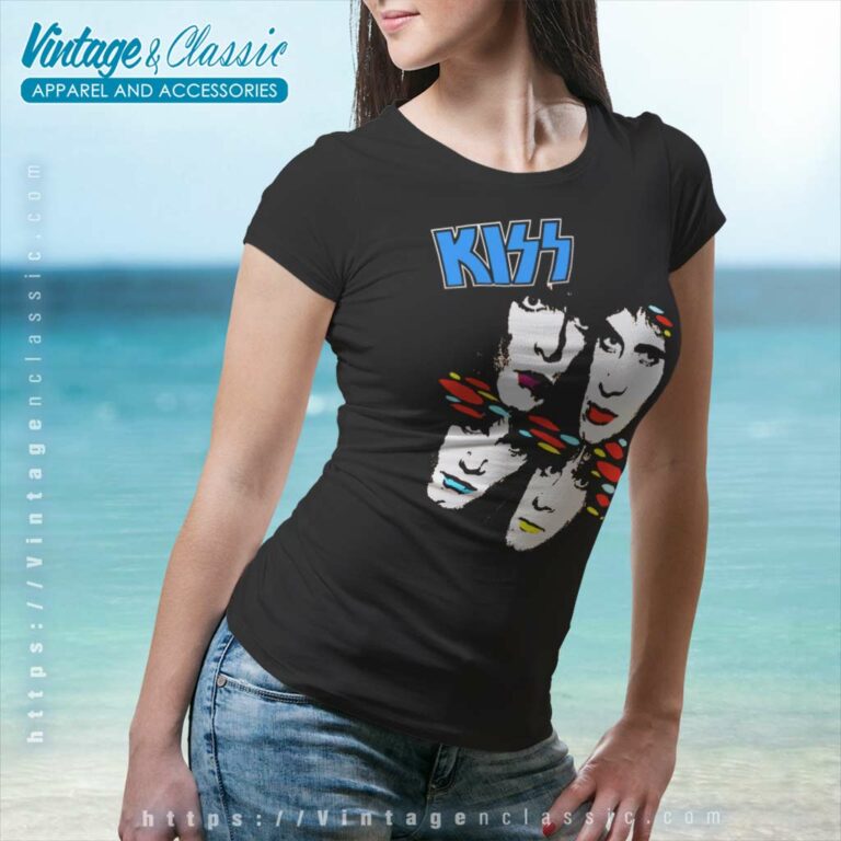 Kiss 1985 Asylum Tour Women TShirt Kiss 1985 Asylum Tour Women TShirt