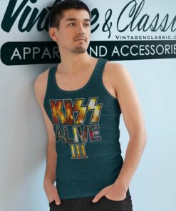 Kiss Alive Iii Single Tank Top Racerback