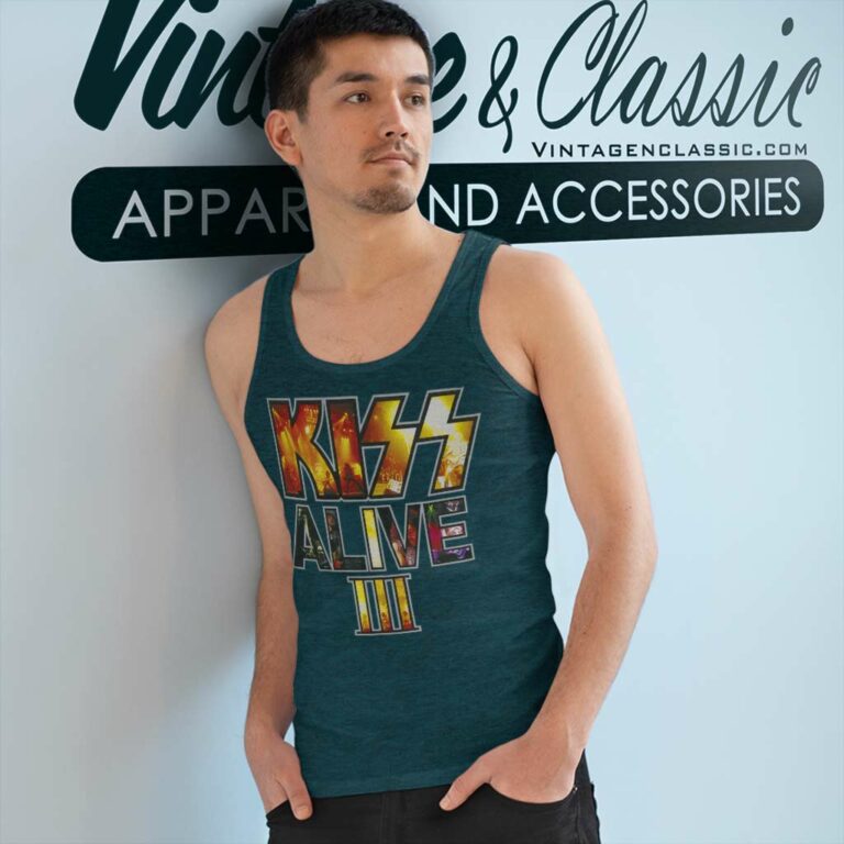 Kiss Alive Iii Single Tank Top Racerback Kiss Alive Iii Single Tank Top Racerback