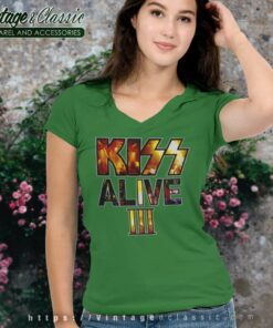 Kiss Alive Iii Single V Neck TShirt