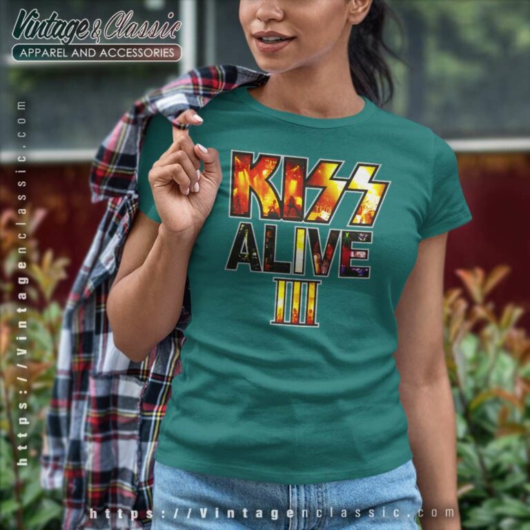 Kiss Alive Iii Single Women TShirt Kiss Alive Iii Single Women TShirt