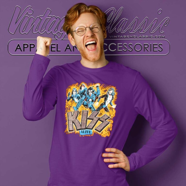 Kiss Alive The Return Long Sleeve Tee Kiss Alive The Return Long Sleeve Tee