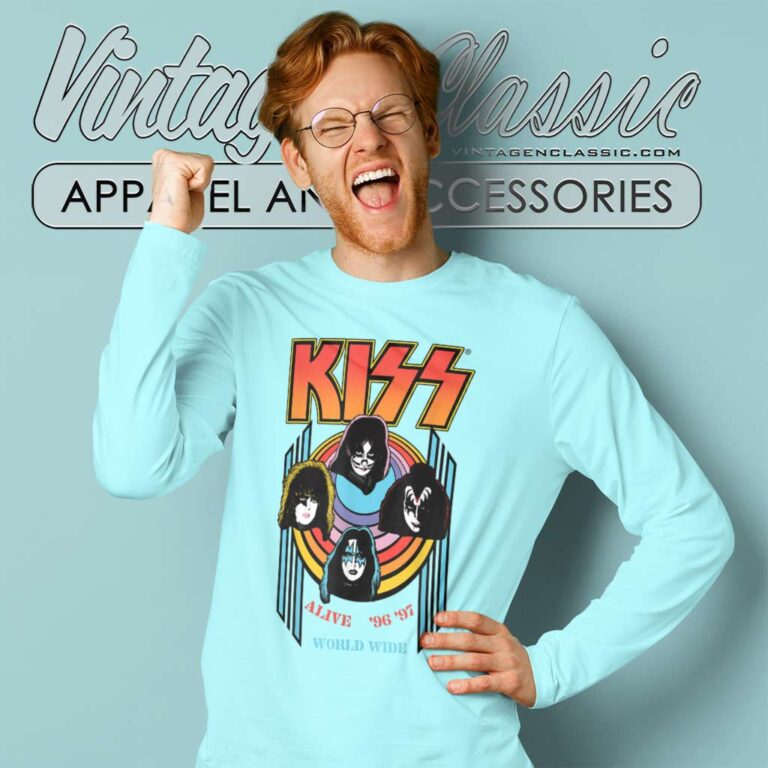 Kiss Alive Worldwide Long Sleeve Tee 1 Kiss Alive Worldwide Long Sleeve Tee 1