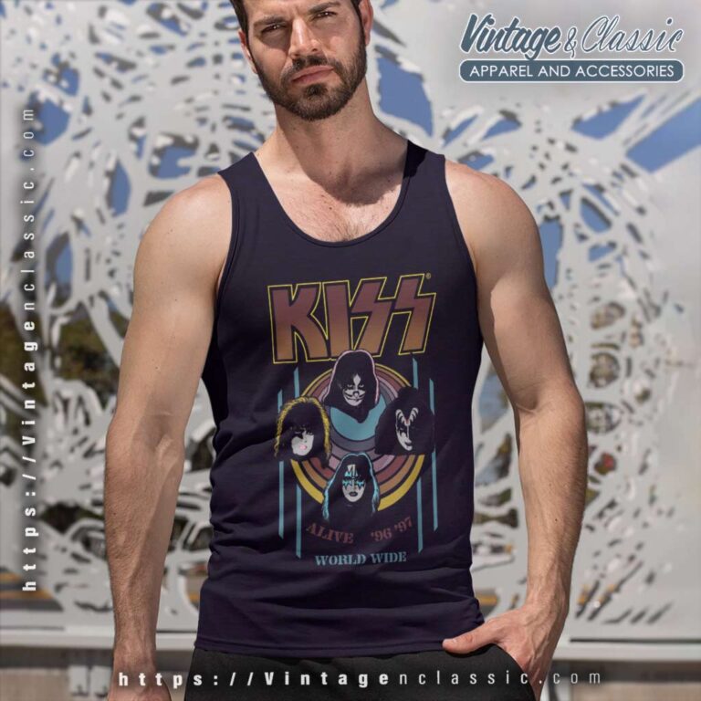 Kiss Alive Worldwide Tank Top Racerback Kiss Alive Worldwide Tank Top Racerback