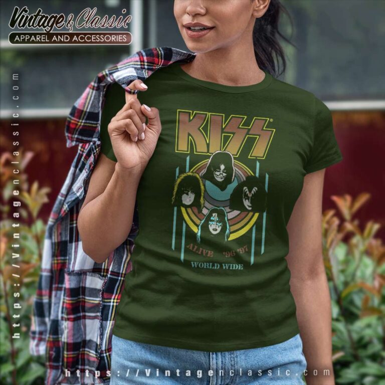 Kiss Alive Worldwide Women TShirt Kiss Alive Worldwide Women TShirt