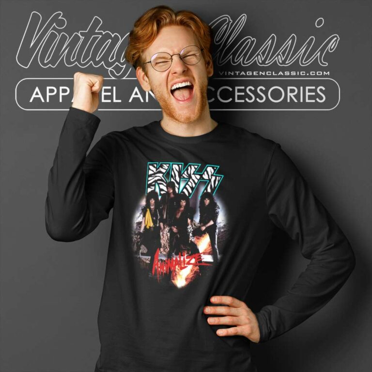 Kiss Animalize Long Sleeve Tee Kiss Animalize Long Sleeve Tee