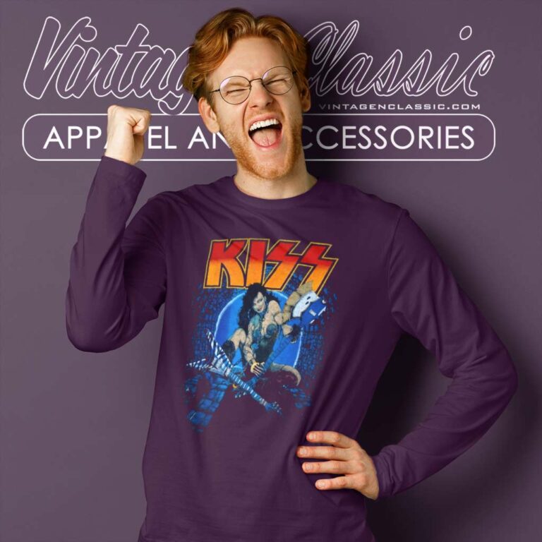 Kiss Animalize World Tour Long Sleeve Tee Kiss Animalize World Tour Long Sleeve Tee