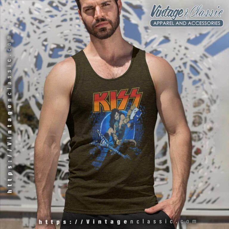 Kiss Animalize World Tour Tank Top Racerback Kiss Animalize World Tour Tank Top Racerback