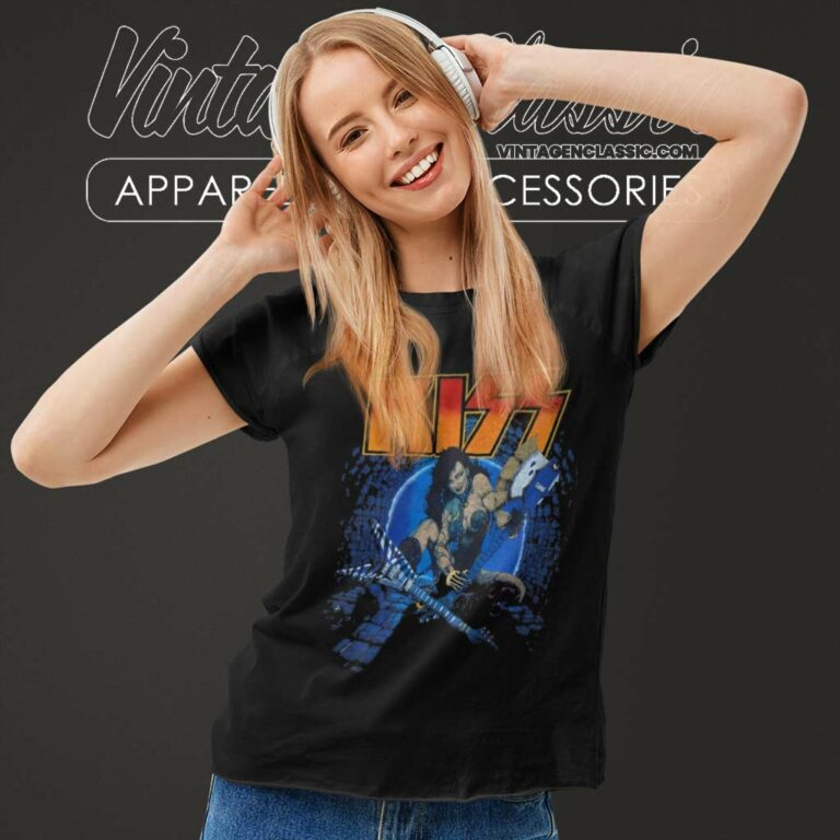 Kiss Animalize World Tour Women TShirt Kiss Animalize World Tour Women TShirt