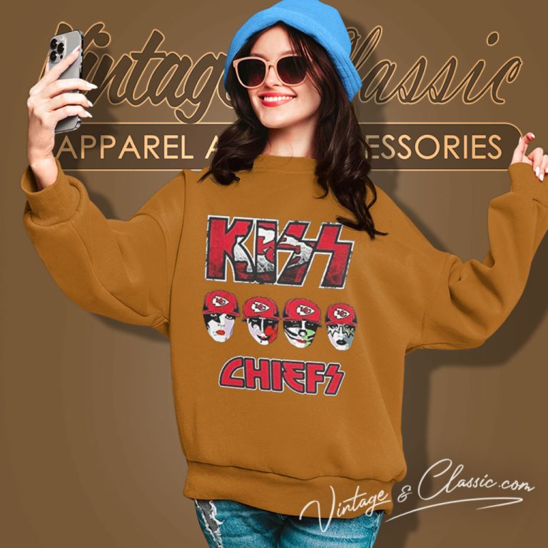 Kiss Band Kansas City Chiefs Sweatshirt Kiss Band Kansas City Chiefs Sweatshirt