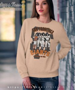 Kiss Band San Francisco Giants Dressed To Kill Sweatshirt