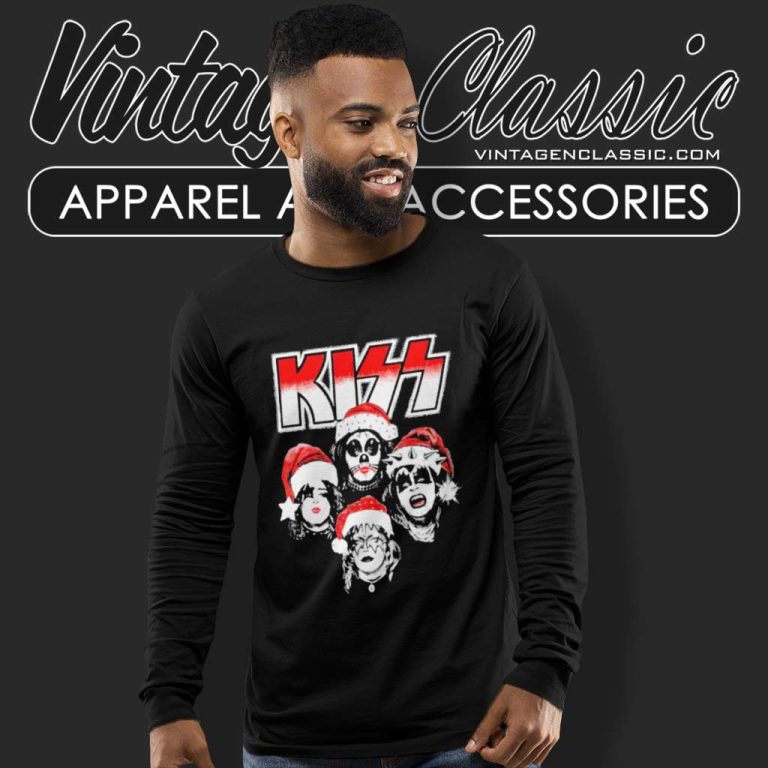 Kiss Christmas Version Long Sleeve Tee Kiss Christmas Version Long Sleeve Tee