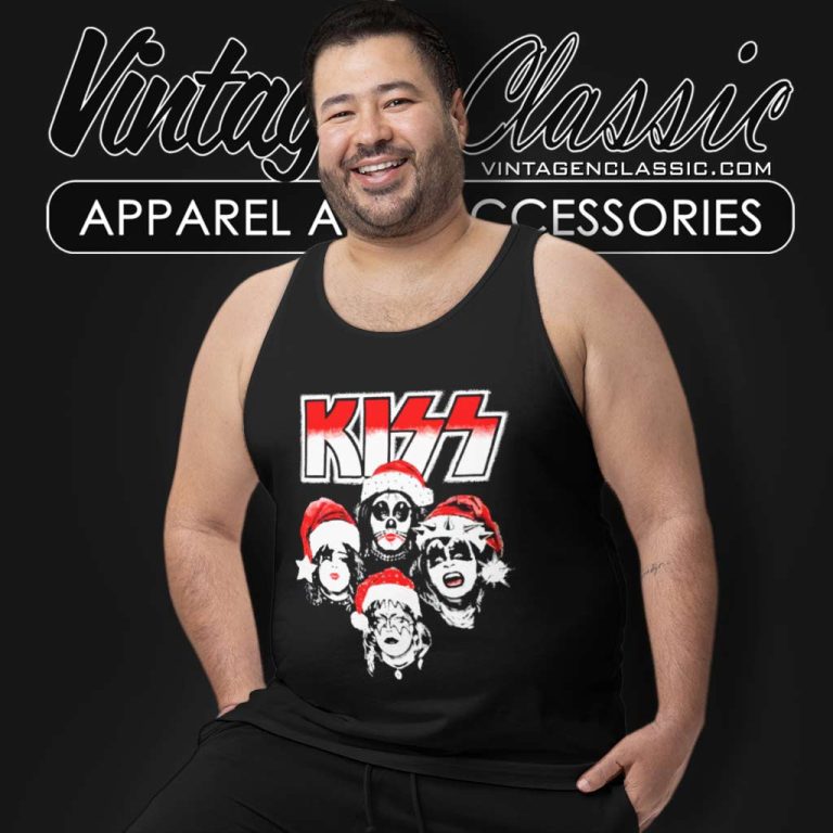 Kiss Christmas Version Tank Top Racerback Kiss Christmas Version Tank Top Racerback