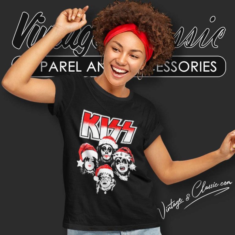 Kiss Christmas Version Women TShirt Kiss Christmas Version Women TShirt