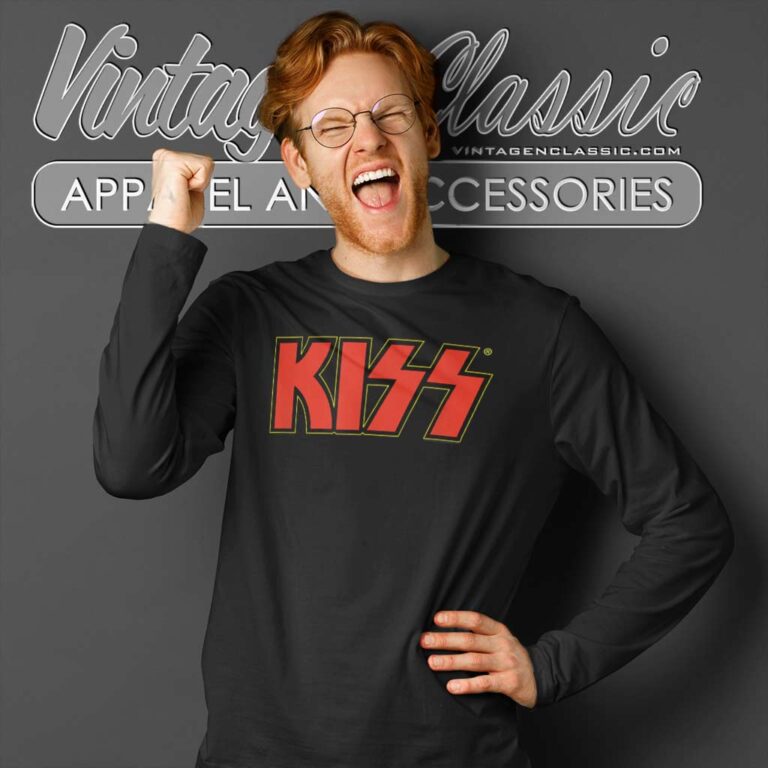 Kiss Classic Red Logo Long Sleeve Tee Kiss Classic Red Logo Long Sleeve Tee